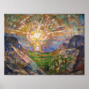 The Sun Edvard Munch Poster