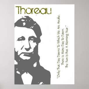 The Sun Is A Morning Star Thoreau Poster