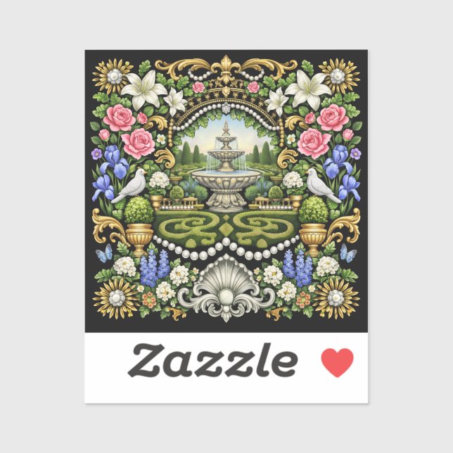 The Sun King Versailles Inspired Garden  (Sheet)