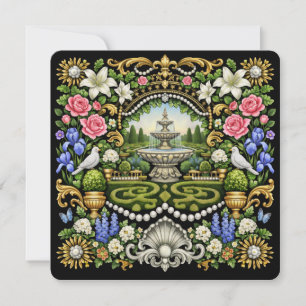 The Sun King Versailles Inspired Garden Invitation