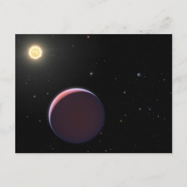 The Sun-Like Star Kepler 51 & Three Giant Planets. Postcard (Front)