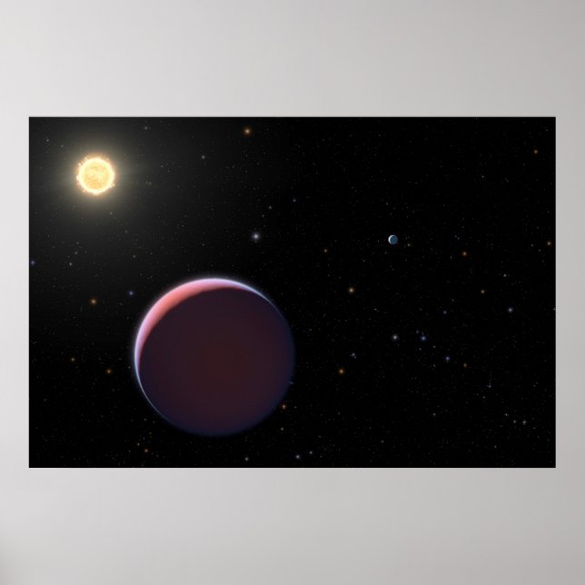 The Sun-Like Star Kepler 51 & Three Giant Planets. Poster (Front)