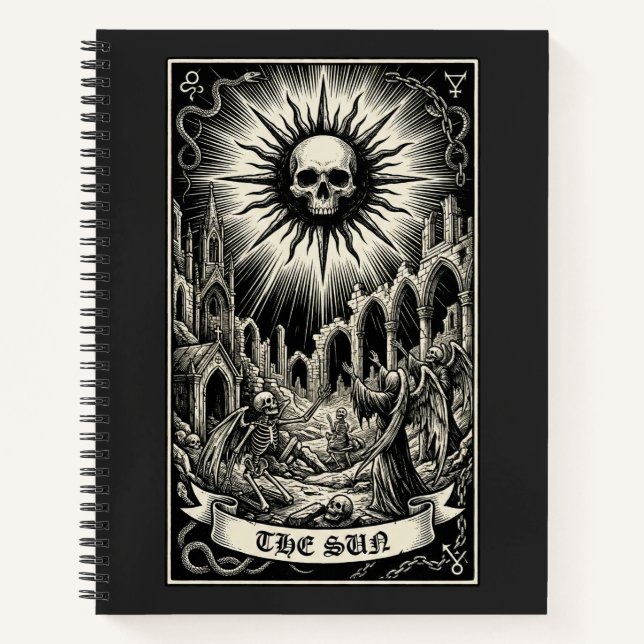 The Sun Major Arcana Notebook (Front)