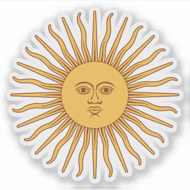 The Sun of May (Sol de Mayo) of Argentina (Front)