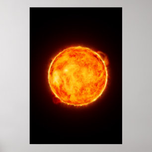 The Sun - Our Solar System's Life-Giving Star Poster