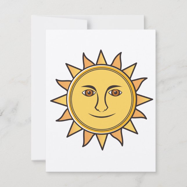 The Sun Postcard (Front)