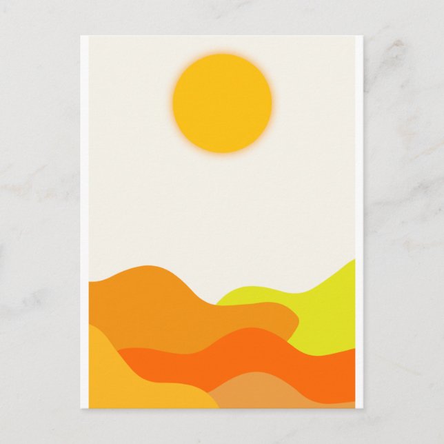 The Sun Postcard (Front)