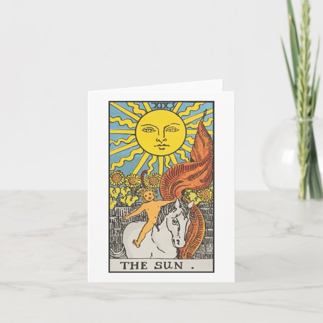 The Sun - Rider Waite Smith tarot Card (Front)