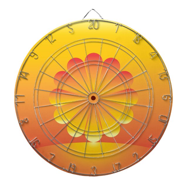 the sun rises dartboard (Front)