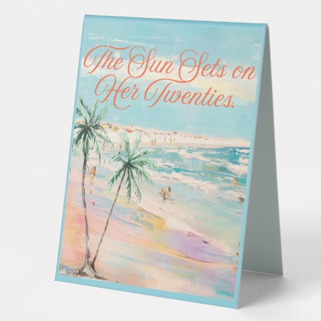 The Sun Sets on Her Twenties (Front)