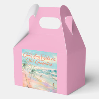 The Sun Sets on Her Twenties  Favour Box