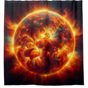 The Sun Shower Curtain