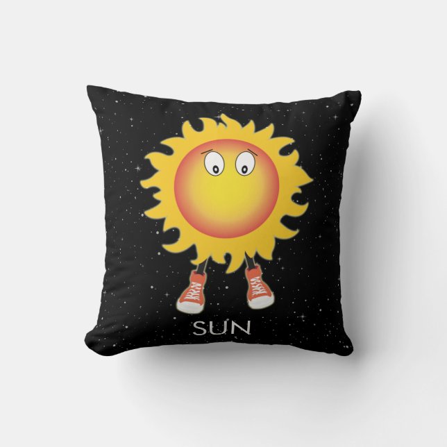 The Sun & Stars in Space Cushion (Front)