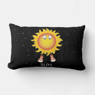 The Sun & Stars in Space Lumbar Cushion