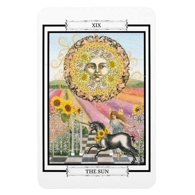 "The Sun" Tarot Card Magnet (Vertical)