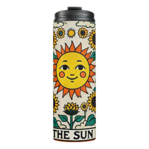 The Sun Tarot Card Sunshine                        Thermal Tumbler