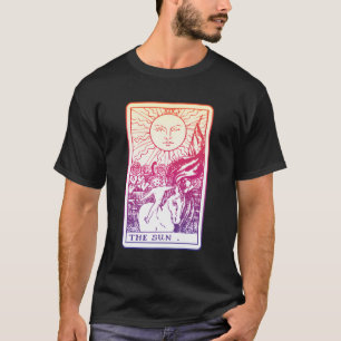 The Sun Tarot Card Witch Aesthetic Witchy Major Ar T-Shirt
