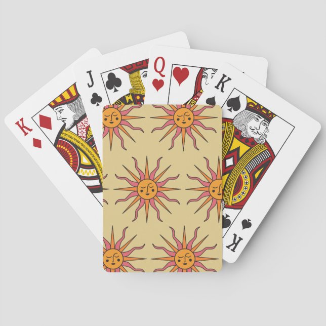 The Sun - Tarot Playing Cards (Back)