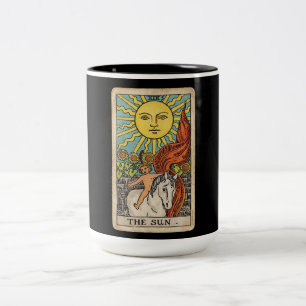 The Sun Tarot Two-Tone Coffee Mug