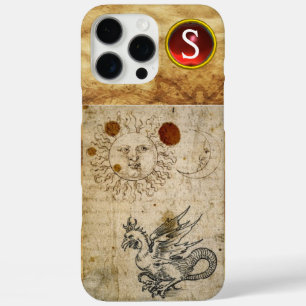 THE SUN THE MOON AND BASILISK PARCHMENT Monogram iPhone 16 Pro Max Case