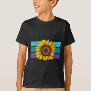 The Sun Will Rise Sunflower Suicide Prevention  T-Shirt