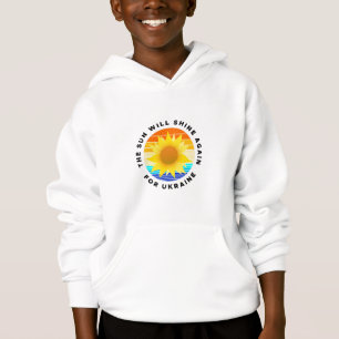 The Sun Will Shine Again for Ukraine Sunflower T-S