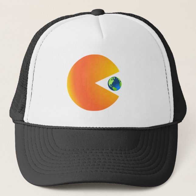 The Sun Will Swallow the Earth  Trucker Hat (Front)