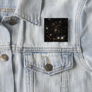 The Sunburst Arc In A Massive Galaxy Cluster 15 Cm Square Badge