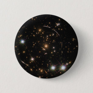 The Sunburst Arc In A Massive Galaxy Cluster 6 Cm Round Badge