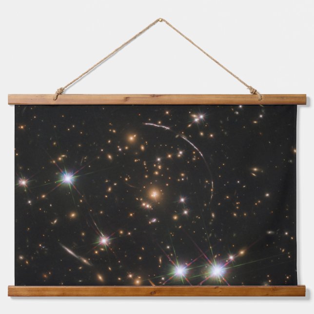 The Sunburst Arc In A Massive Galaxy Cluster Hanging Tapestry (Front)