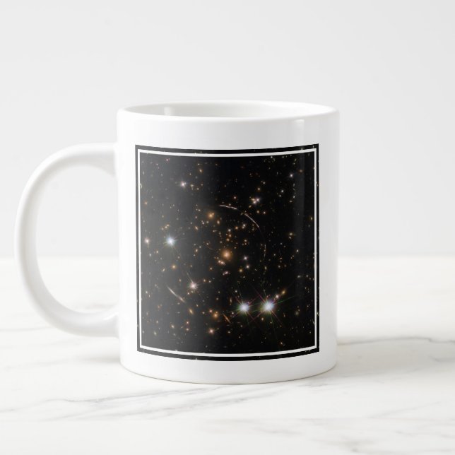 The Sunburst Arc In A Massive Galaxy Cluster Large Coffee Mug (Left)