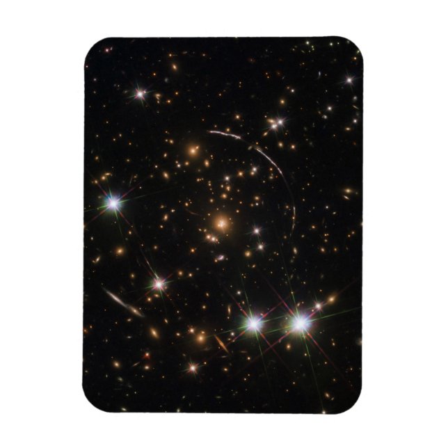 The Sunburst Arc In A Massive Galaxy Cluster Magnet (Vertical)