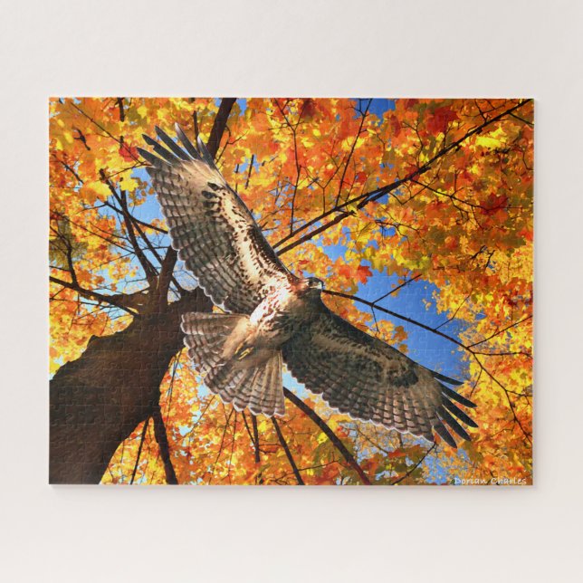 "The Sunday Hawk" Jigsaw Puzzle (Horizontal)