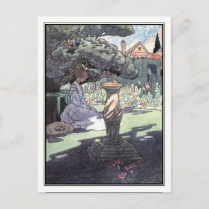 The Sundial by Charles Robinson Postcard