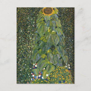 The Sunflower by Gustav Klimt Postcard