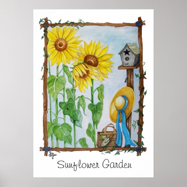 The Sunflower Garden Poster (Front)