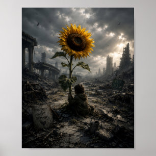 The Sunflower in the Wasteland Poster