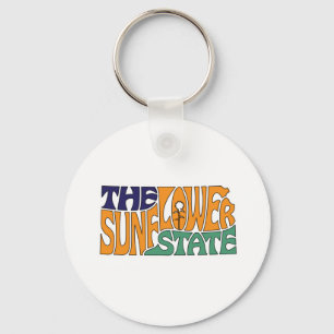 The Sunflower State - Kansas Key Ring