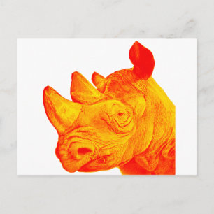 THE SUNNY RHINO POSTCARD
