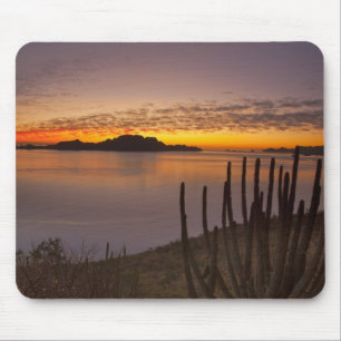 The sunrise over Isla Danzante in the Gulf of 2 Mouse Pad