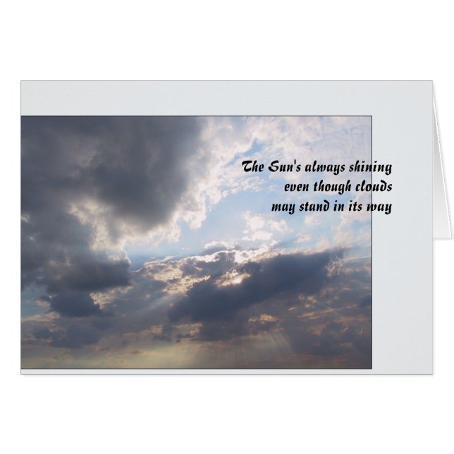 The Sun's always shining (Front Horizontal)