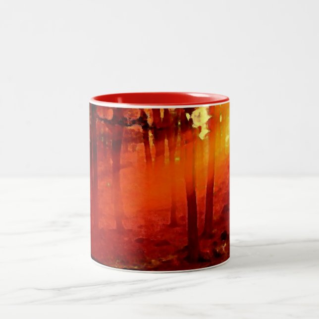 The sunset 325 ml Custom two-tone color cup (Center)