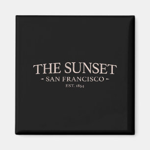 The Sunset District San Francisco - Simple The Sun Magnet