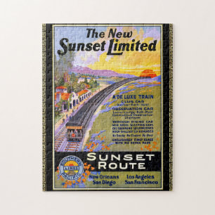 The Sunset Limited Train Jigsaw Puzzle