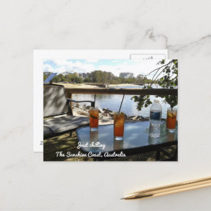 The Sunshine Coast Australia Just chilling Postcard