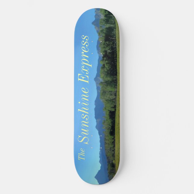 The Sunshine Express Skateboard (Front)