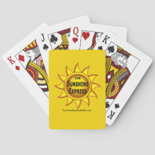 The Sunshine Express souvenir playing cards