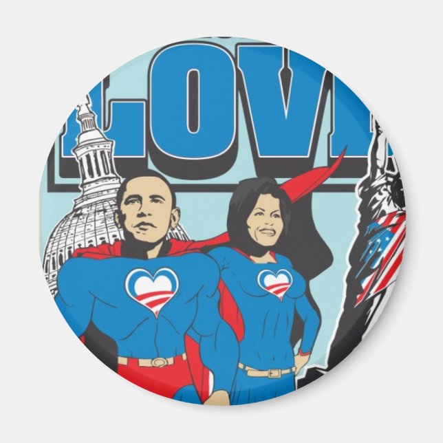 The Super Obamas Magnet (Front)