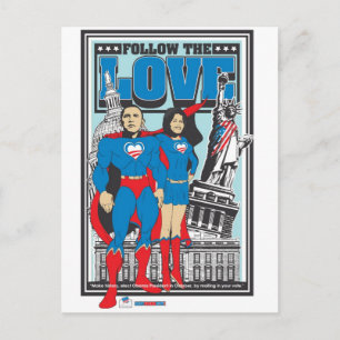 The Super Obamas Postcard
