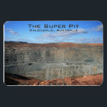 The Super Pit, Kalgoorlie, Australia - Magnet<br><div class="desc">Kalgoorlie Super Pit Gold Mine in Western Australia - Premium Magnet</div>